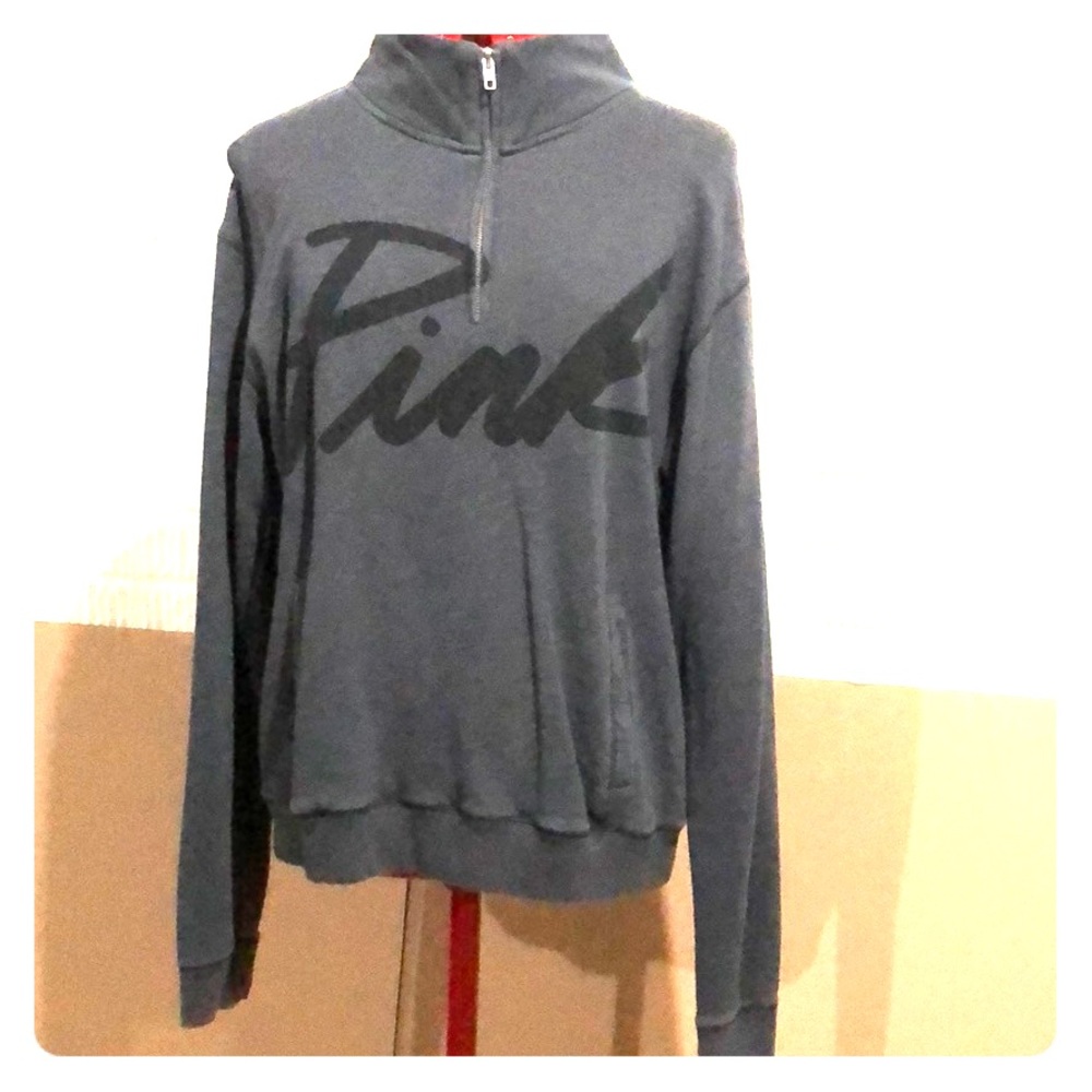 PINK VS Quarter Zip Sweater